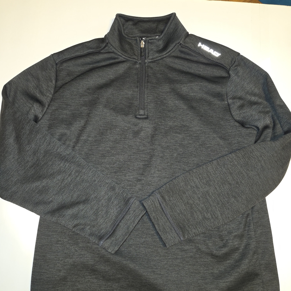 HEAD Men's Dark Gray Quarter-Zip Pullover
